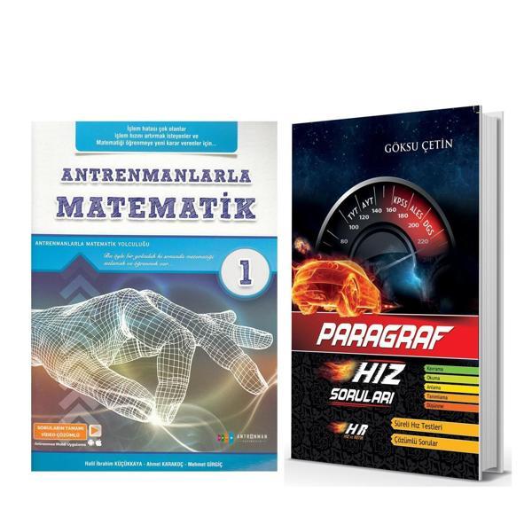 Antrenmanlarla Matematik 1 ve Hız ve Renk Paragraf Soru Bankası 2 Kitap Set - Antrenman Yayıncılık - Image 1