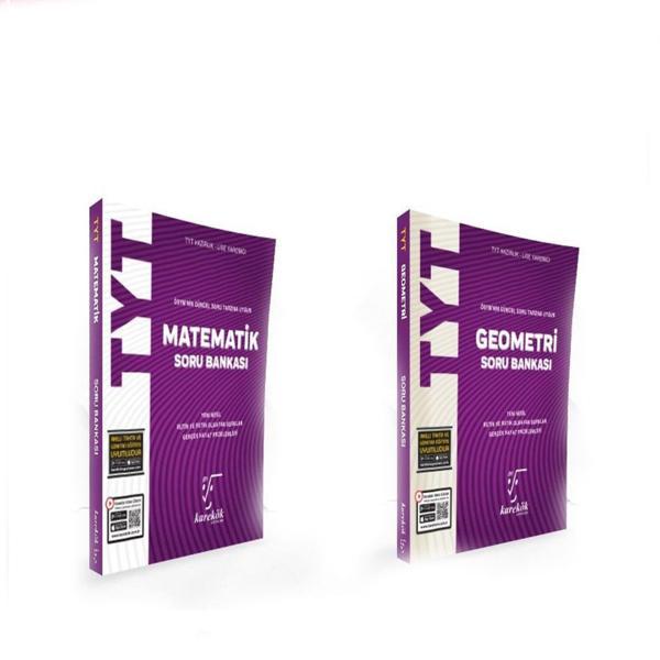 TYT Matematik ve Geometri Soru Bankası Seti 2 Kitap Karekök Yayınları - Karekök Eğitim Yayınları - Image 1