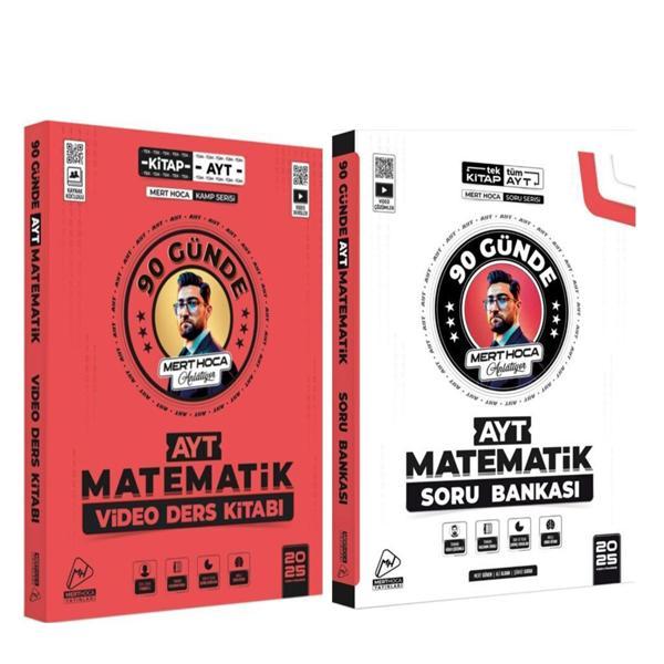 Mert Hoca 2025 AYT Matematik Kampı Video Ders Notu ve Soru Bankası Seti 2 Kitap - Mert Hoca Yayınları - Image 1