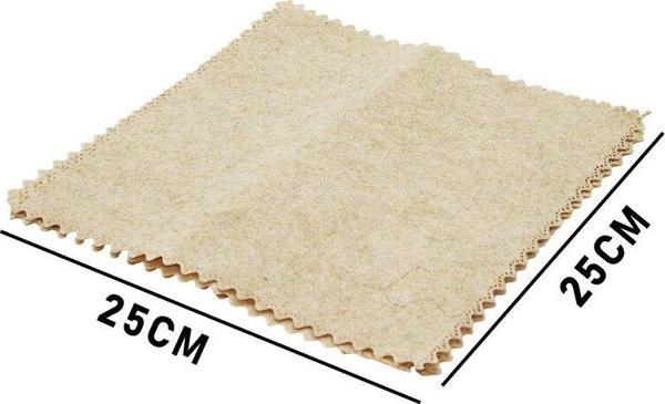 3 PCS 25X25CM YEŞİL LİF KABAK BİTİKİ ÜRETİMİ SAF DOĞAL TEMİZLİK BEZİ-Findit - Image 1