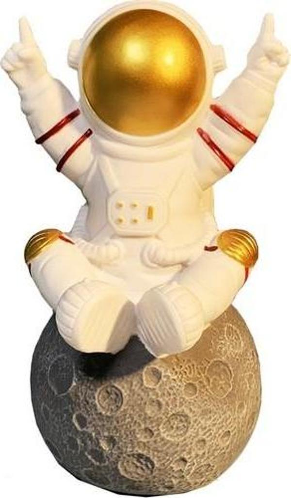 Büro Ev Ofis Dekoru için Astronot Tipi Polyester Bluetooth Hoparlör - Image 1