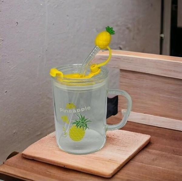 Büro Ev Ofis Hediyesi için Ananas Temalı Kupa Bardak - Image 1