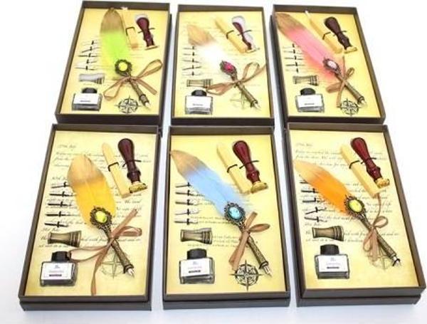 Büro Ev Ofis Hediyesi için Biçimli Divit Hokka Seti - Image 1