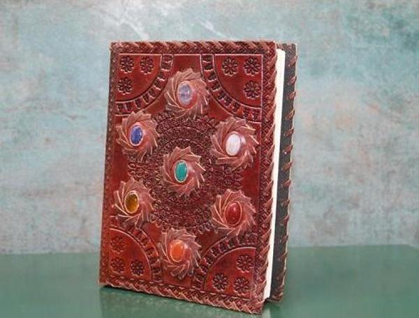 Büro Ev Ofis Hediyesi için Deri Taşlı Model Defter - Image 1