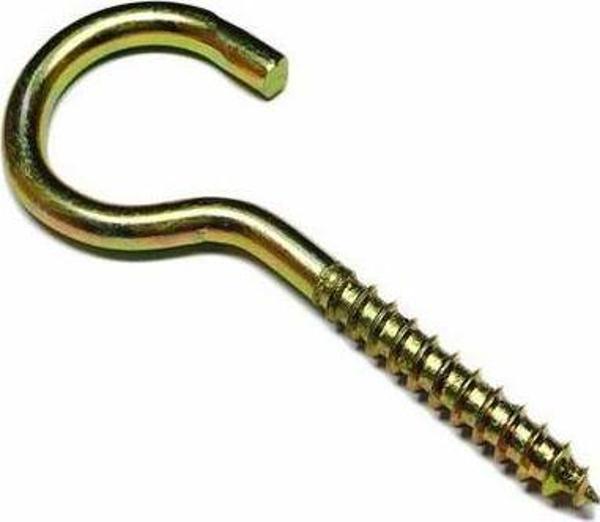 İş Güvenliği için 288ADET 16x30MM Mini Açık Piton Kancalı Vida Seti - Image 1