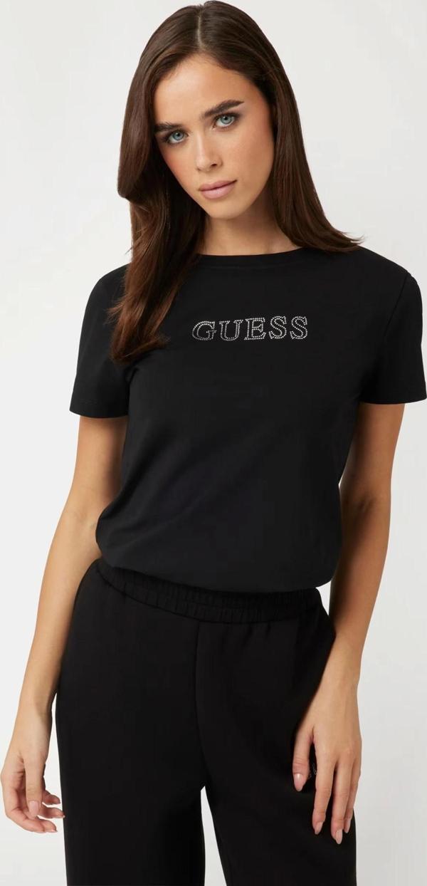 Guess Kadın Siyah Briana Kısa Kollu Tişört - Image 1