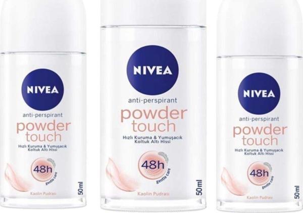 Nıvea Powder Touch Roll-On 50 Ml X3 Adet - Image 1