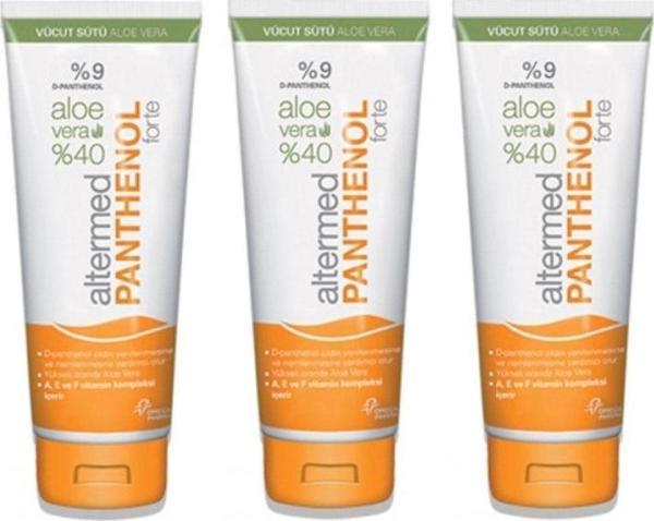 Altermed Panthenol Aloe Vera İçeren Vücut Sütü 230 Ml 3 Adet - Image 1