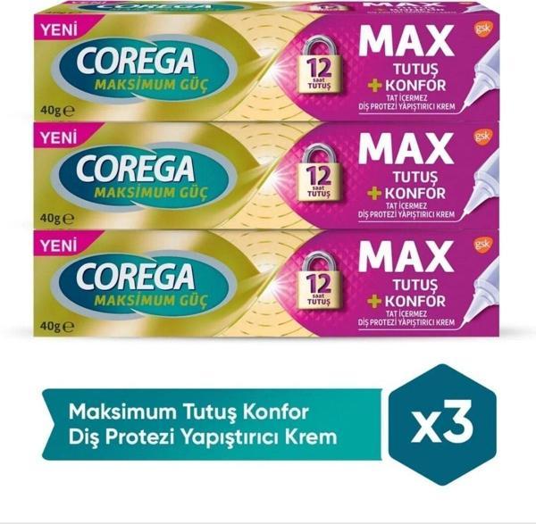 Corega Max Tutuş + Konfor - Image 1