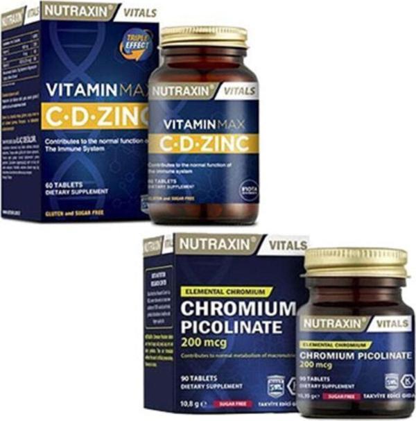 Nutraxin Chromium Picolinate & Vitamin Max C D Zinc - Image 1