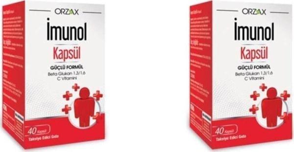 İmunol Imunol 40 Kapsül 2'Li Paket - Image 1