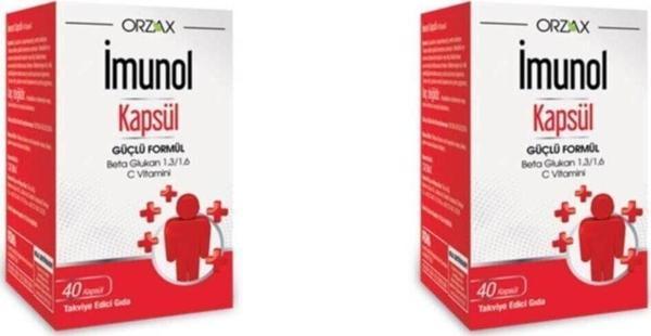 İmunol Orzax Imunol 2'Li 40 Kapsül - Image 1