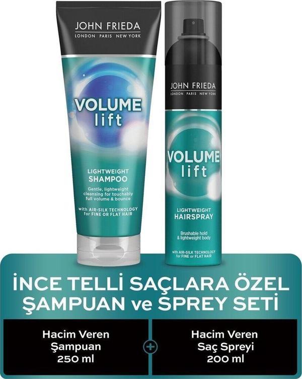 John Frieda Ince Telli Saçlara Özel Şampuan & Sprey Set - Image 1