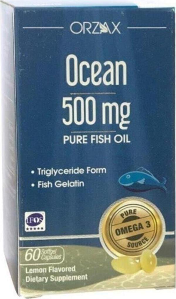 Ocean Omega 3 Balık Yağı 500 Mg (60 Kapsül) - Image 1