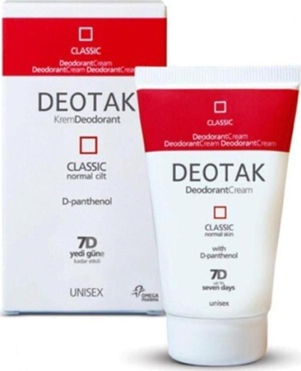 Deotak Normal Ciltler Için Klasik Krem Deodorant 35 Ml X 2 Adet - Image 1