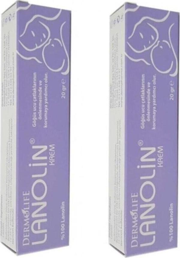 Dermolife Lanolin Fort Krem 20 Gr 2 Adet - Image 1