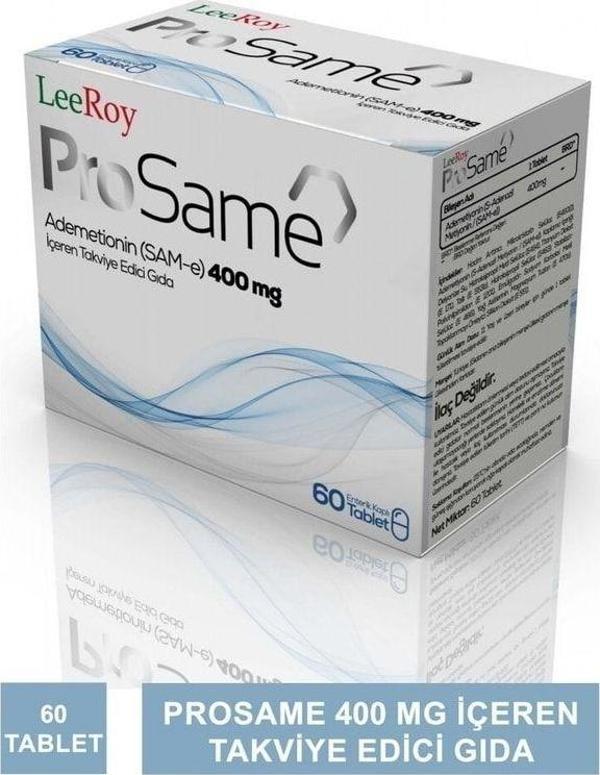 Leeroy Prosame Ademetionin (Sam-E) 400 Mg 60 Tablet - Image 1