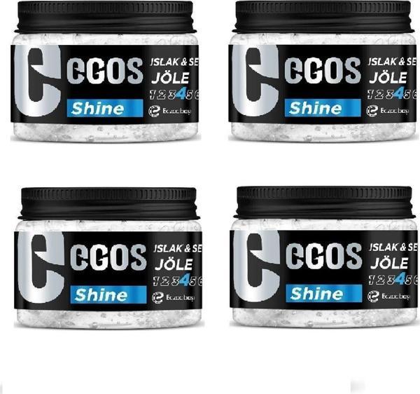 Egos Islak & Sert Jöle Shine No 4 400 Ml X 4 Adet - Image 1