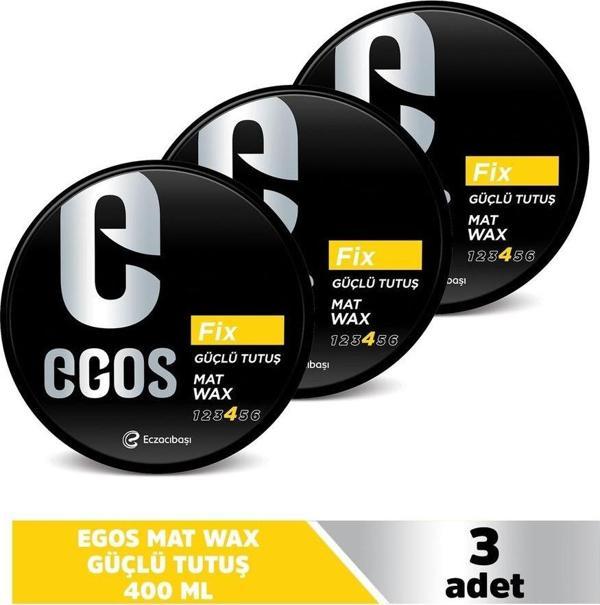 Egos Mat Wax Güçlü 100 Ml 3'Lü - Image 1