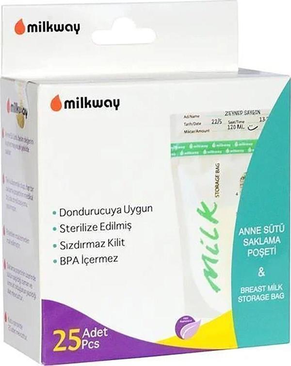 Milkway Süt Saklama Poşeti 25'Li - Image 1