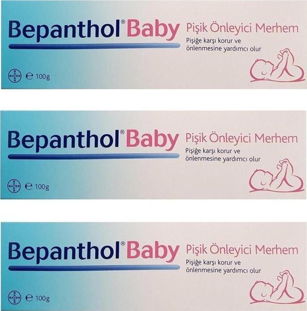 Bepanthol Baby Pişik Kremi 100 Gr Pişik Önleyici 3Adet - Image 1