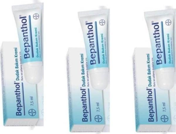 Bepanthol Dudak Bakım Kremi 7,5 Ml X3 Adet - Image 1