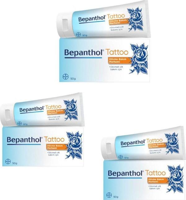 Bepanthol T Attoo Dövme Bakım Merhemi 50 Gr 3 Adet - Image 1