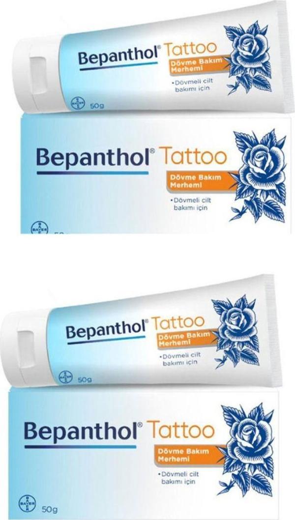Bepanthol Tattoo Dövme Bakım Merhemi 50 Gr 2 Adet - Image 1