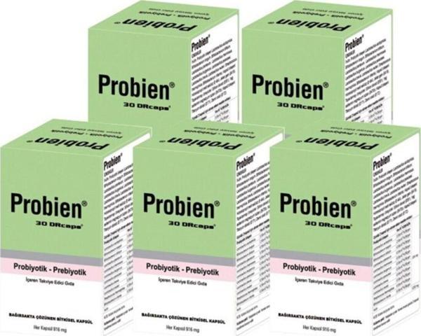 Probien Probiyotik Prebiyotik 30 Kapsül 5X - Image 1
