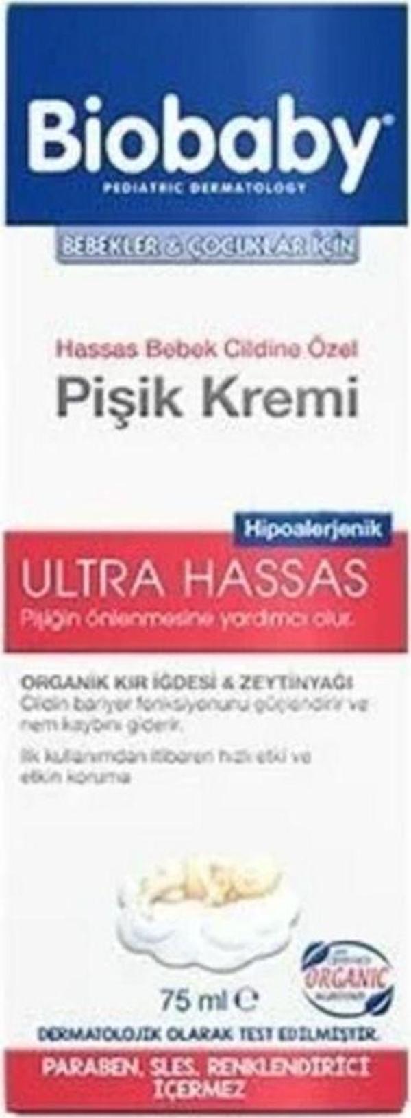 Biobaby Bebek Pişik Kremi 75 Ml - Image 1