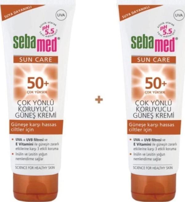 Sebamed Spf 50+ Çok Yönlü Koruyucu Güneş Kremi 75 Ml X 2 Adet - Image 1