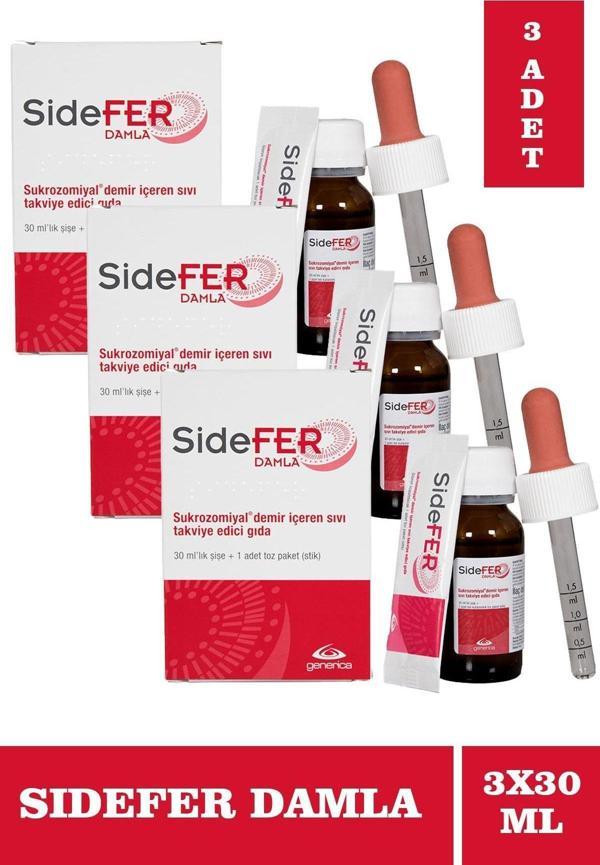 Sidefer Damla 30 Ml 3 Adet - Image 1