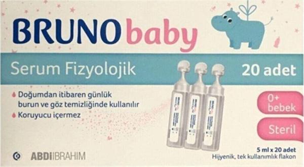 Bruno Baby Serum Fizyolojik Damla 5 Ml X 20 Adet - Image 1