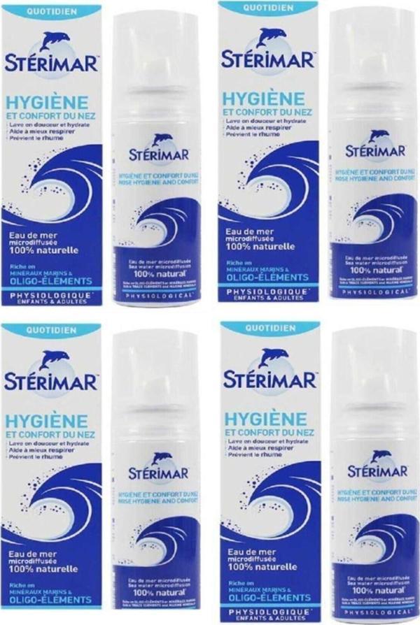 Sterimar Deniz Suyu Burun Spreyi 100 Ml 4 Adet-Skt:02/2023 - Image 1