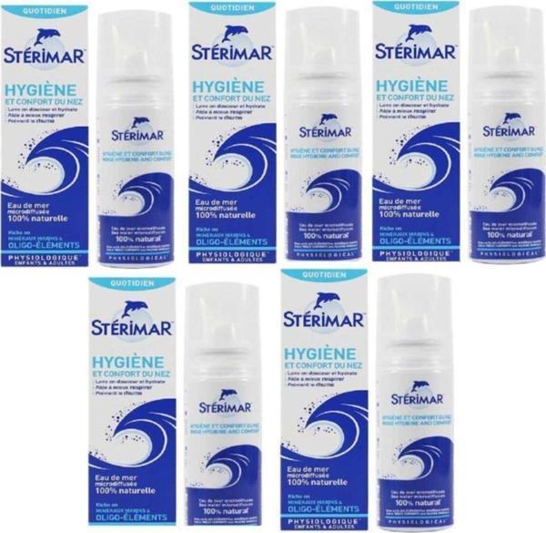 Sterimar Deniz Suyu Burun Spreyi 100 Ml 5 Adet-Skt:02/2023 - Image 1