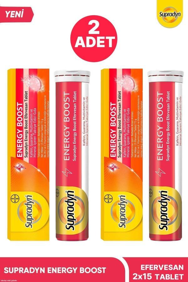 Supradyn Energy Boost Taef 15 Efervesan Tablet 2 Adet - Image 1