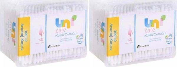 Uni Baby Kulak Temizleme Çubuğu 300 Adet Avantajlı Kutu (2 Li Set) - Image 1