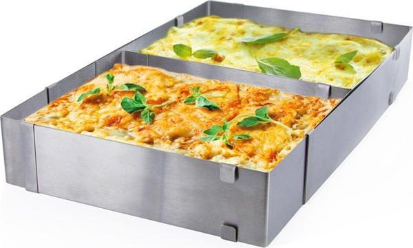 Narkalıp Dikdörtgen Ayarlanabilir Pasta Kek Kalıbı Derinlik 10cm - Image 1