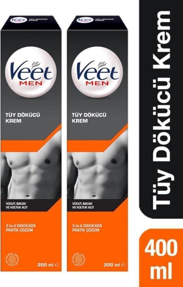 Veet Erkeklere Özel Tüy Dökücü Krem 200Ml X 2 Adet - Image 1