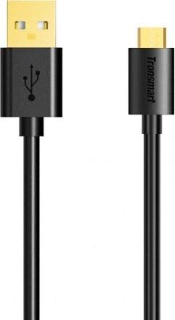 Tronsmart MUS03 Micro USB Data ve Şarj Kablosu 1Metre Siyah - Image 1