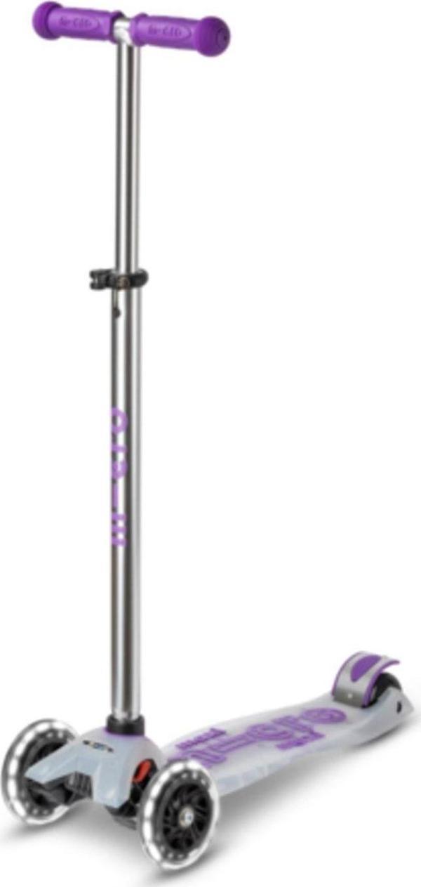 MAXI MICRO DELUXE FLUX LED PURPLE Scooter MCR.MMD121 - Image 1