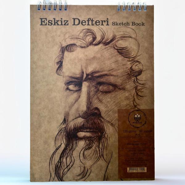 Pagos Yayıncılık A4/50 Yp/120 Gr/Spiralli Eskiz Defteri (Sketch Book) - Pagos Yayıncılık - Image 1