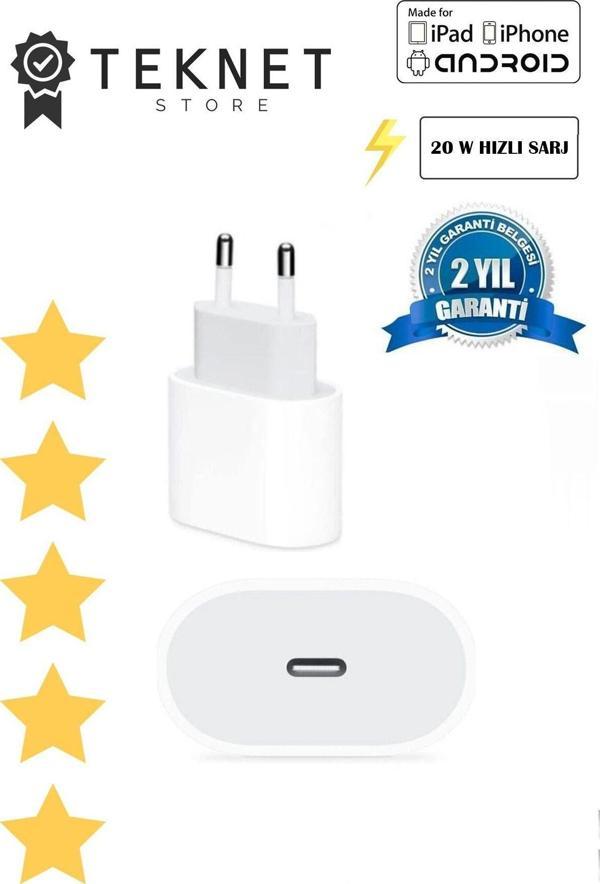 Iphone Şarj Aleti Type-c 11-12-13-14 Uyumlu Pro Hızlı Şarj Aleti 20w Güç Adaptörü - Image 1