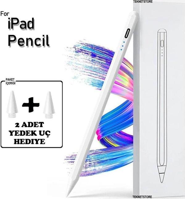 Ipad 10. Nesil/Pro 11/Ipad 12.9/Mini 6 Uyumlu Avuç Içi Algılamayan Eğimle Kalınlık Stylus Kalem - Image 1