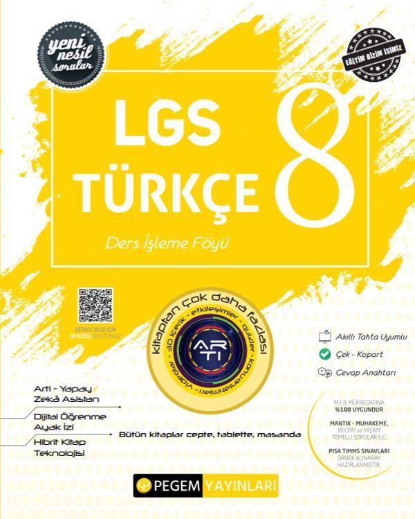 LGS Türkçe Ders İşleme Föyü - Pegem Akademi Yayıncılık - Image 1