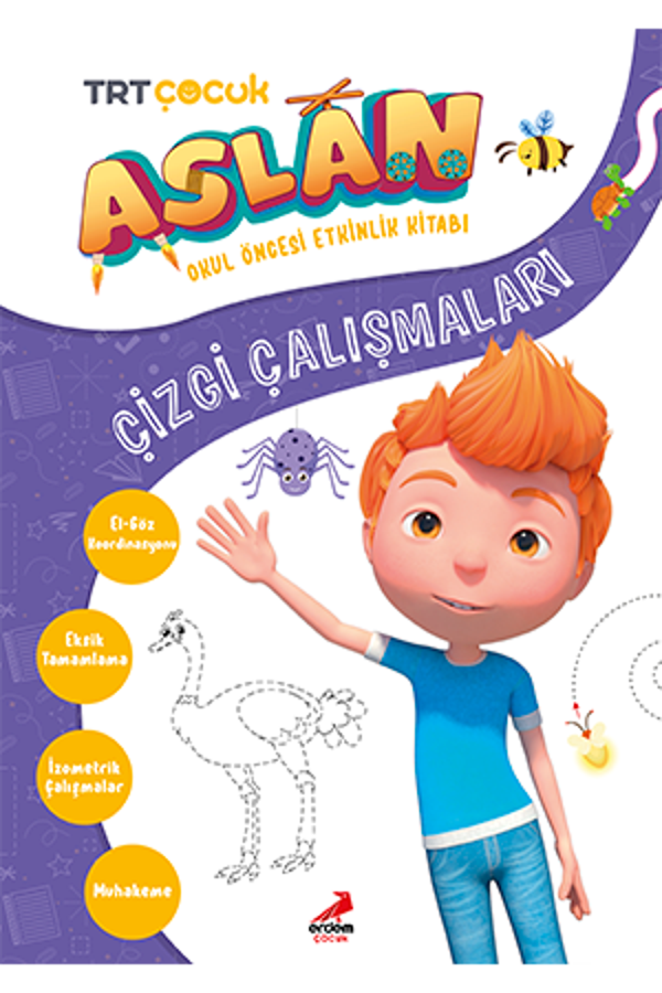 Aslan, Çizgi Çalışmaları (5-6 Yaş) - Erdem Çocuk - Image 1