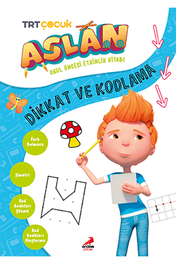 Aslan, Dikkat ve Kodlama (5-6 Yaş) - Erdem Çocuk - Image 1