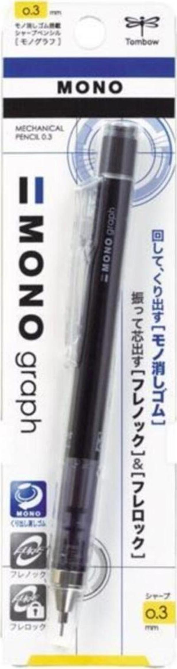Tombow Mono Graph Versatil Kalem Siyah (0.3 mm) - Image 1