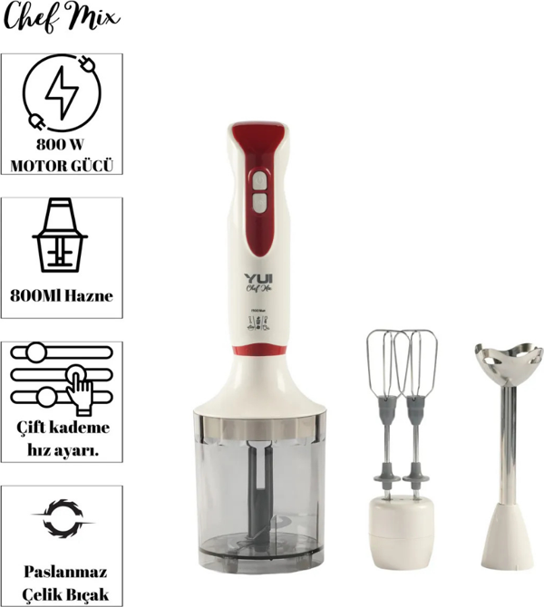 Chefmix 1700 Watt Midi Blender Seti M52 - Image 1