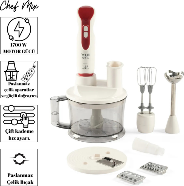 Chefmix Xl 1700w Multi Blender Seti M53 - Image 1